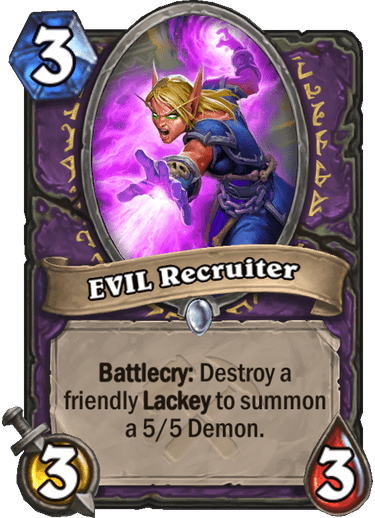Illustration for article titled A New Card Might Make Hearthstone’s Warlock Class Relevant Again